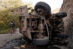 Exploded MRAP (Uruknet.info)